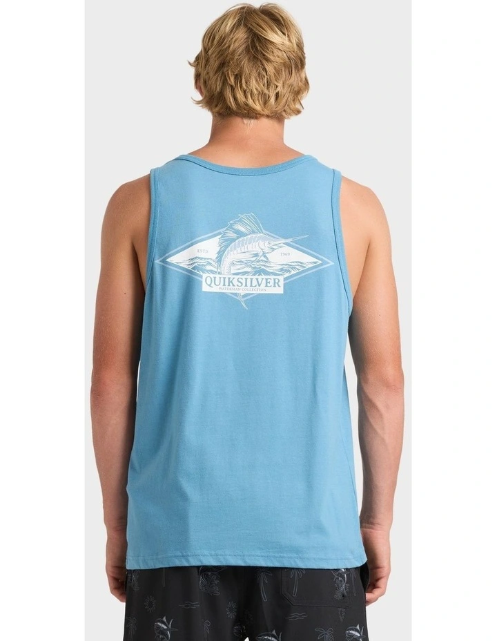 Rough Seas Tank Top in Blue image 2