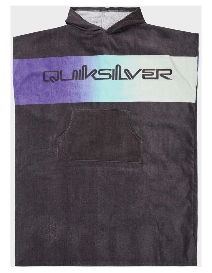 Hooded Towel in Black image 1