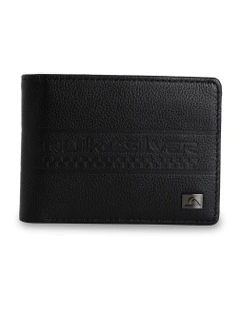 Gut Fiver Leather Wallet in Black