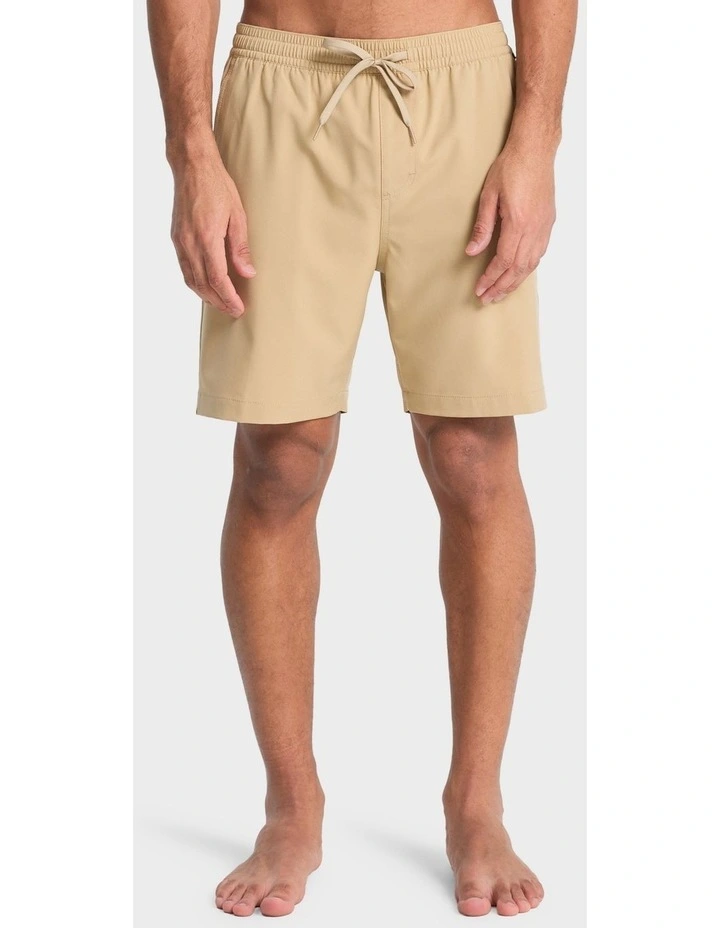 Taxer Amphibian 18 Hybrid Shorts in Khaki image 1