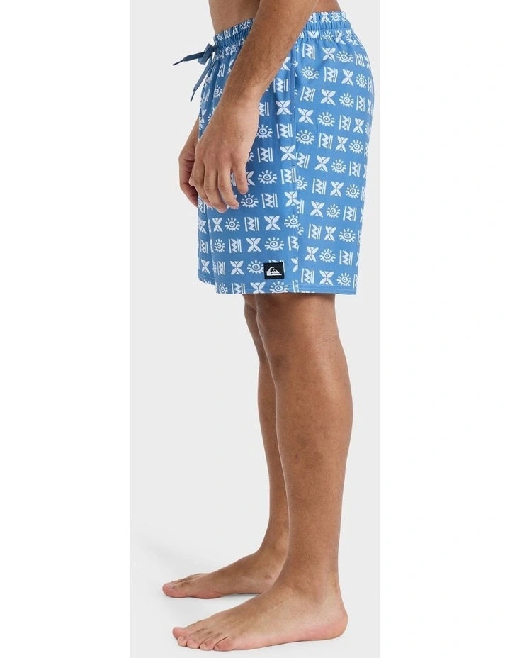 Surfsilk 17" Swim Shorts in Blue image 3