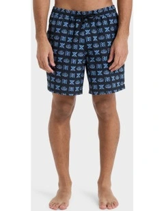 Surfsilk 17" Swim Shorts in Black