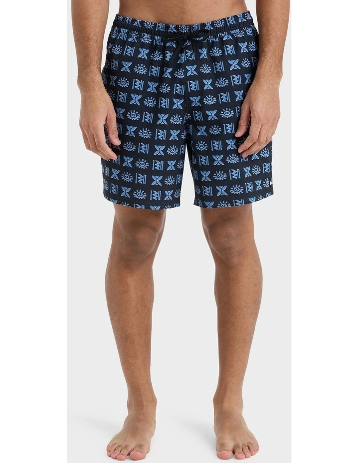 Surfsilk 17" Swim Shorts in Black image 1