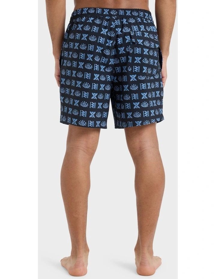 Surfsilk 17" Swim Shorts in Black image 2