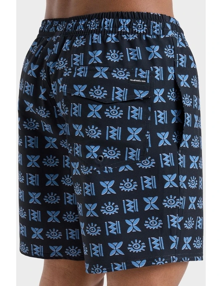 Surfsilk 17" Swim Shorts in Black image 4