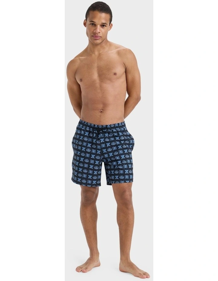 Surfsilk 17" Swim Shorts in Black image 5