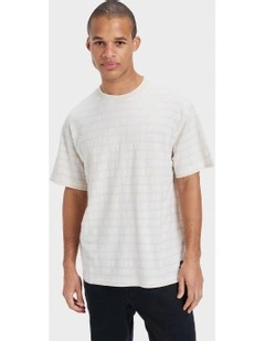 Wind Jacquard T-Shirt in White
