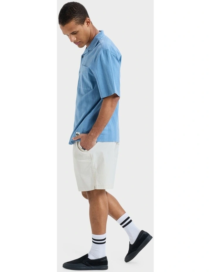 Taxer 18" Walkshorts in White image 5