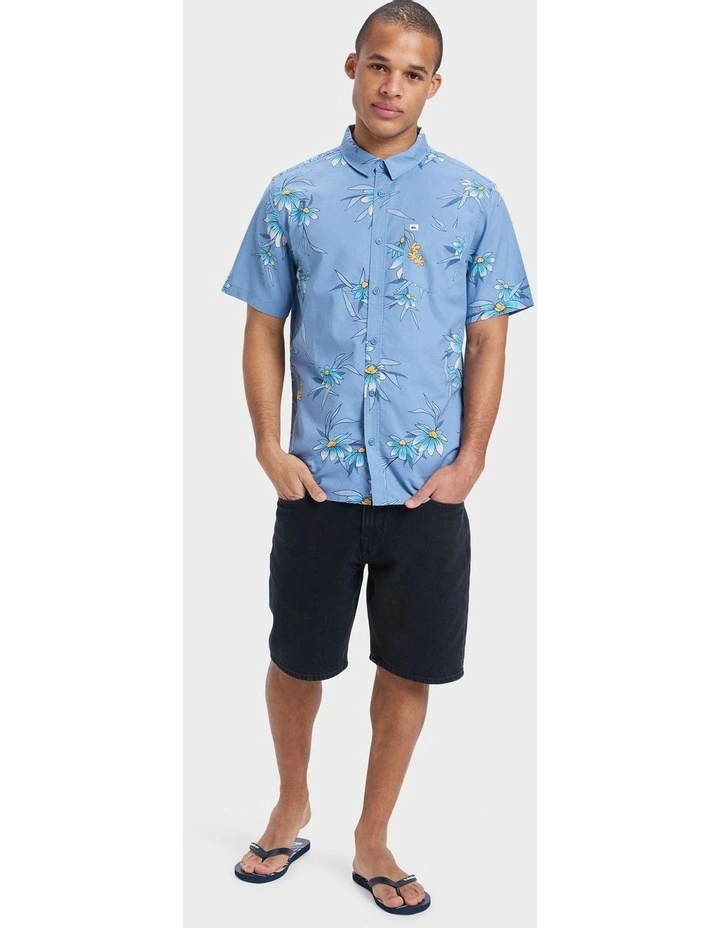 Apero Classic Short Sleeve Shirt in Blue image 5