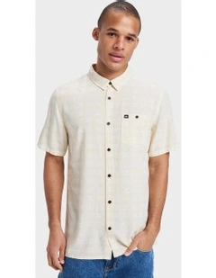 Safe Paradise Short Sleeve Shirt in White