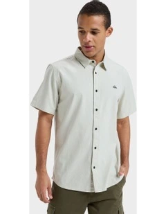 Premium Stretch Short Sleeve Shirt in Grey