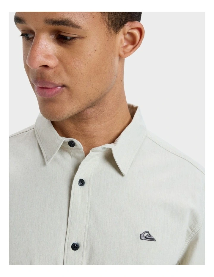 Premium Stretch Short Sleeve Shirt in Grey image 4