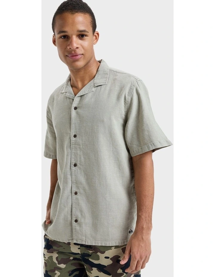 Sunrise Short Sleeve Shirt in Beige image 1