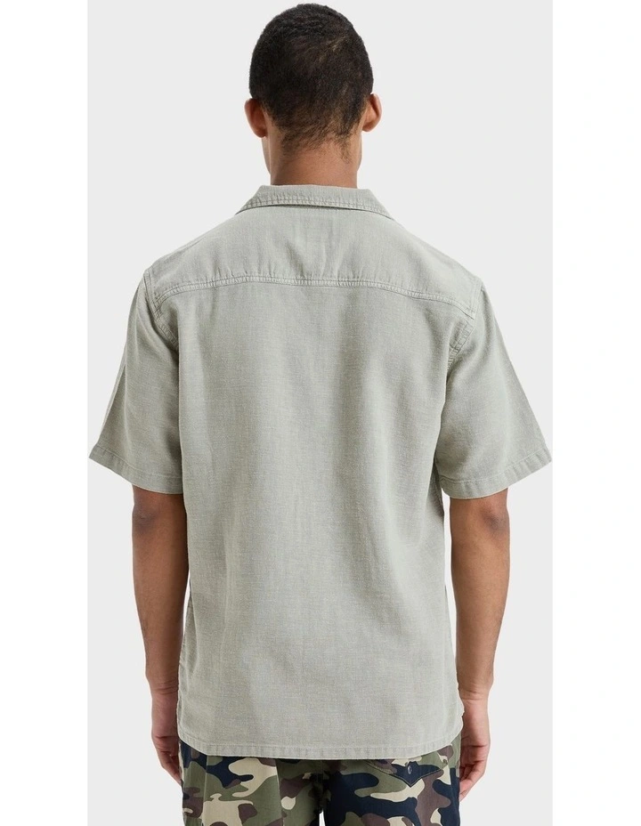 Sunrise Short Sleeve Shirt in Beige image 2