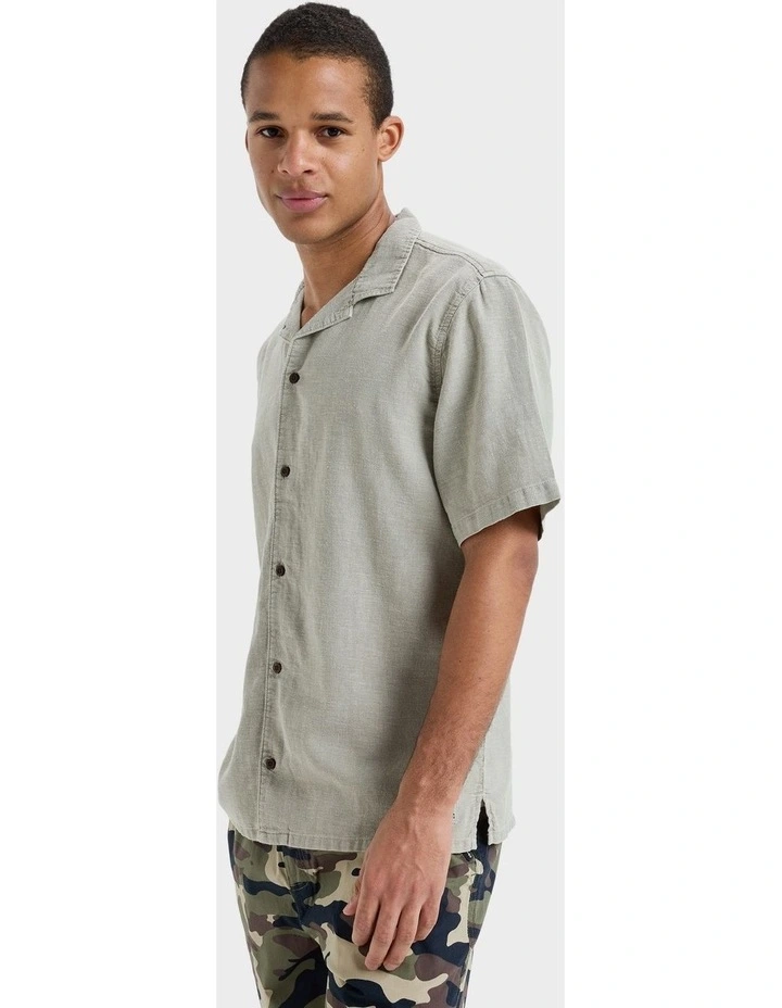 Sunrise Short Sleeve Shirt in Beige image 3