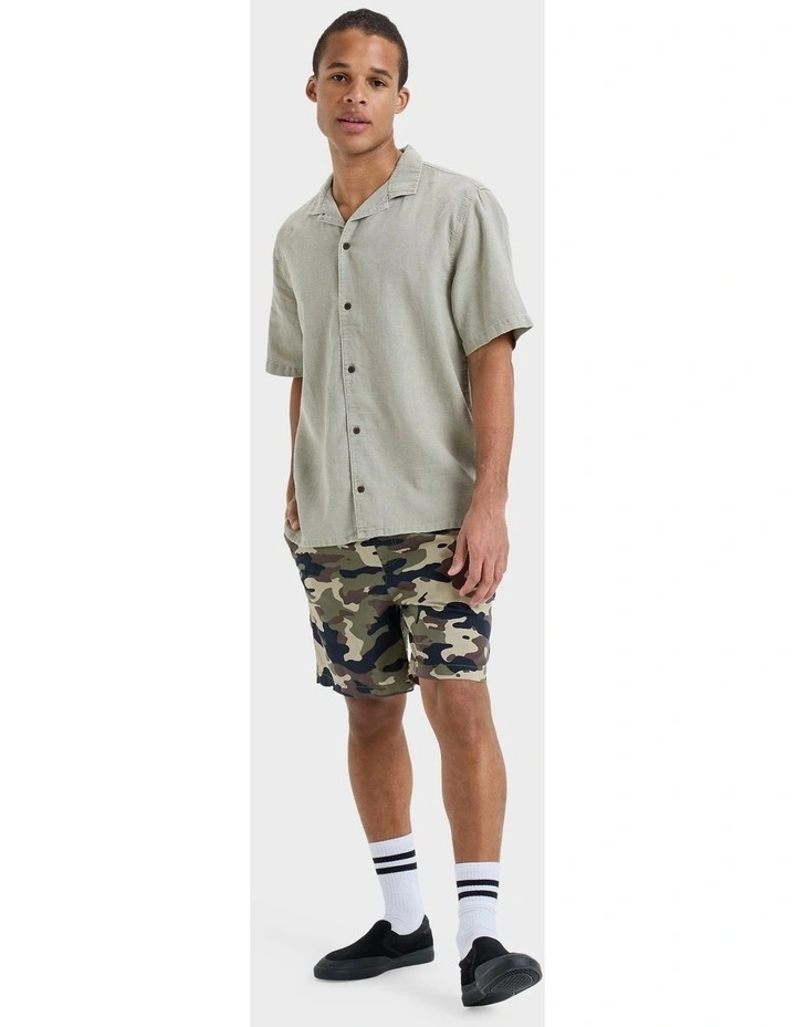 Sunrise Short Sleeve Shirt in Beige image 5