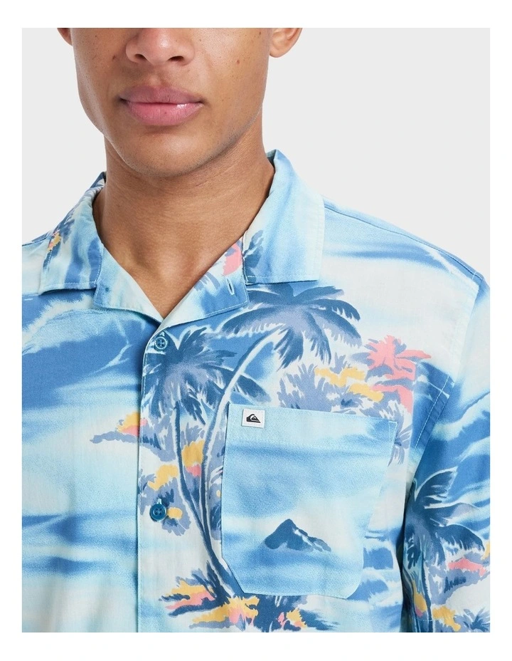 Beach Club Short Sleeve Shirt in Blue image 4