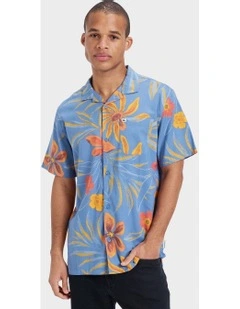 Beach Club Short Sleeve Shirt in Blue