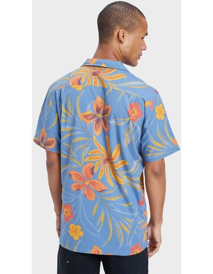 Beach Club Short Sleeve Shirt in Blue image 2