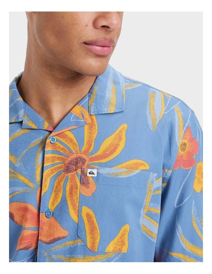 Beach Club Short Sleeve Shirt in Blue image 4