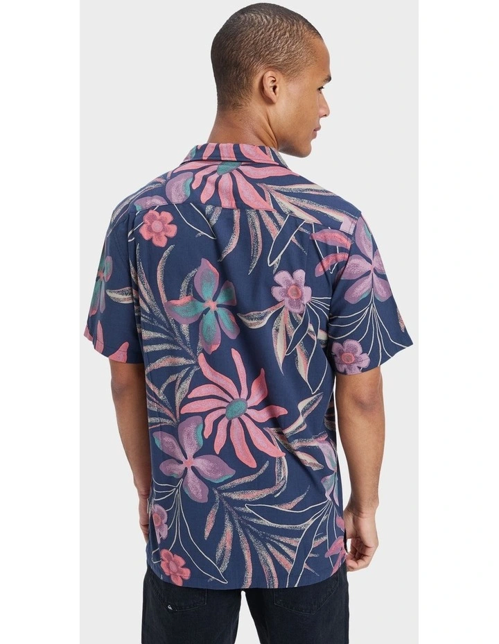 Beach Club Short Sleeve Shirt in Navy image 2