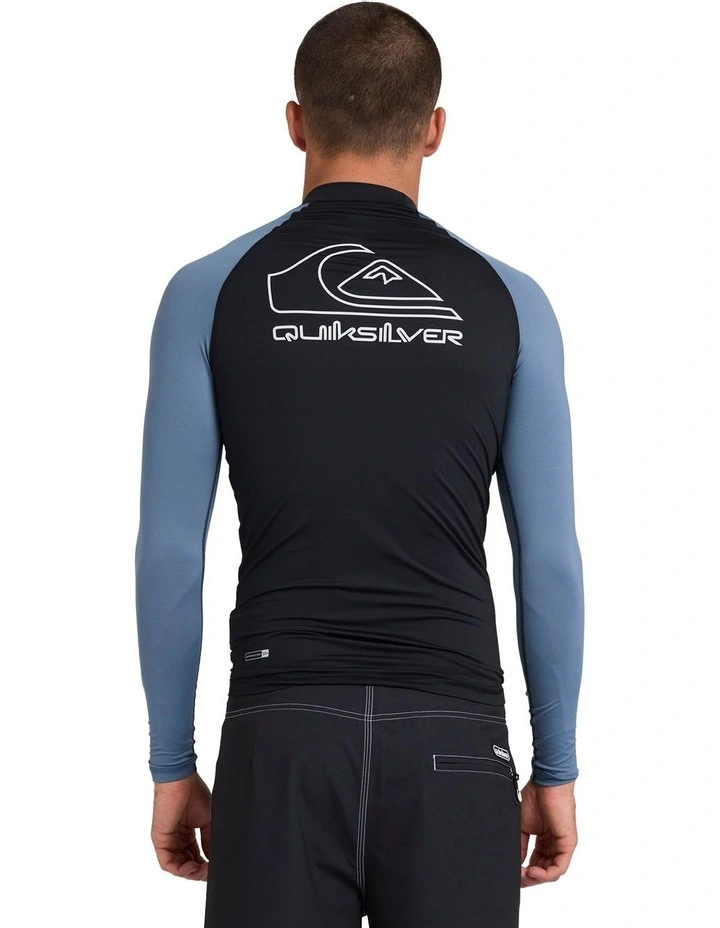 On Tour Long Sleeve Rash Vest in Blue image 2