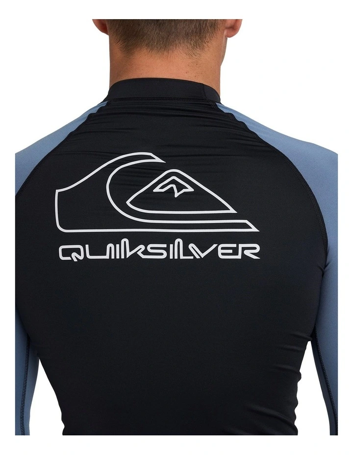 On Tour Long Sleeve Rash Vest in Blue image 4