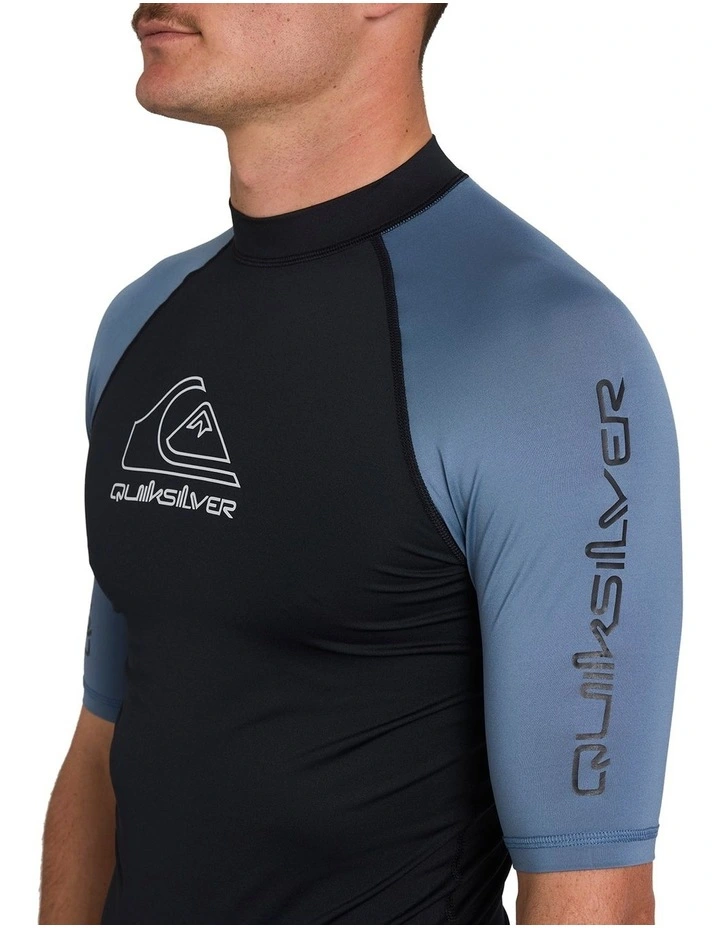 On Tour Rash Vest in Blue image 4