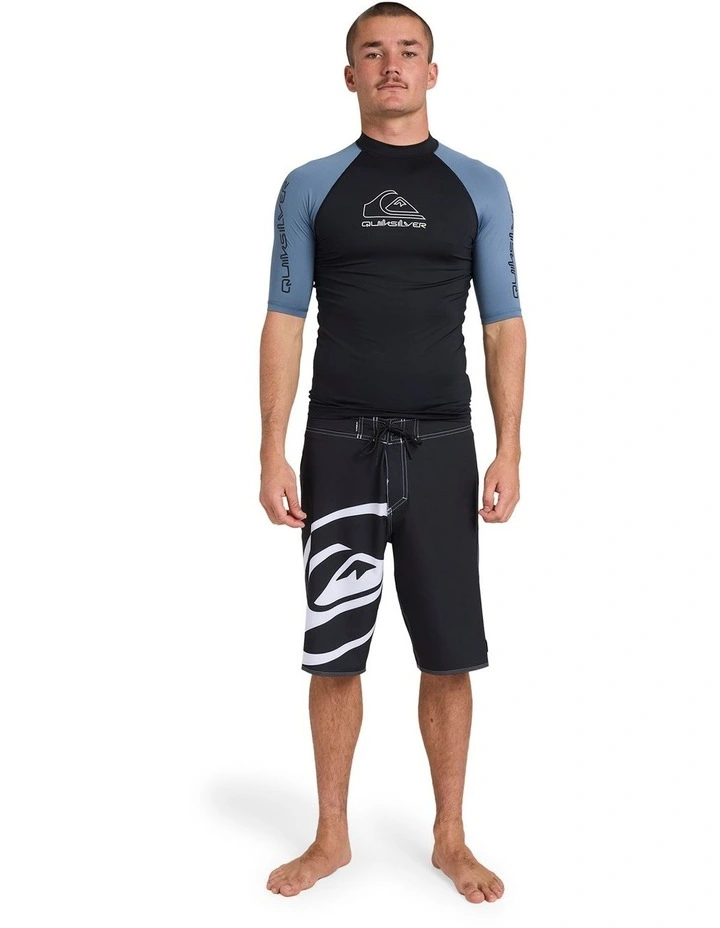 On Tour Rash Vest in Blue image 5