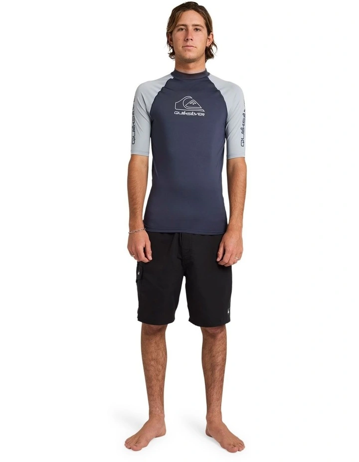 On Tour Rash Vest in Black image 5