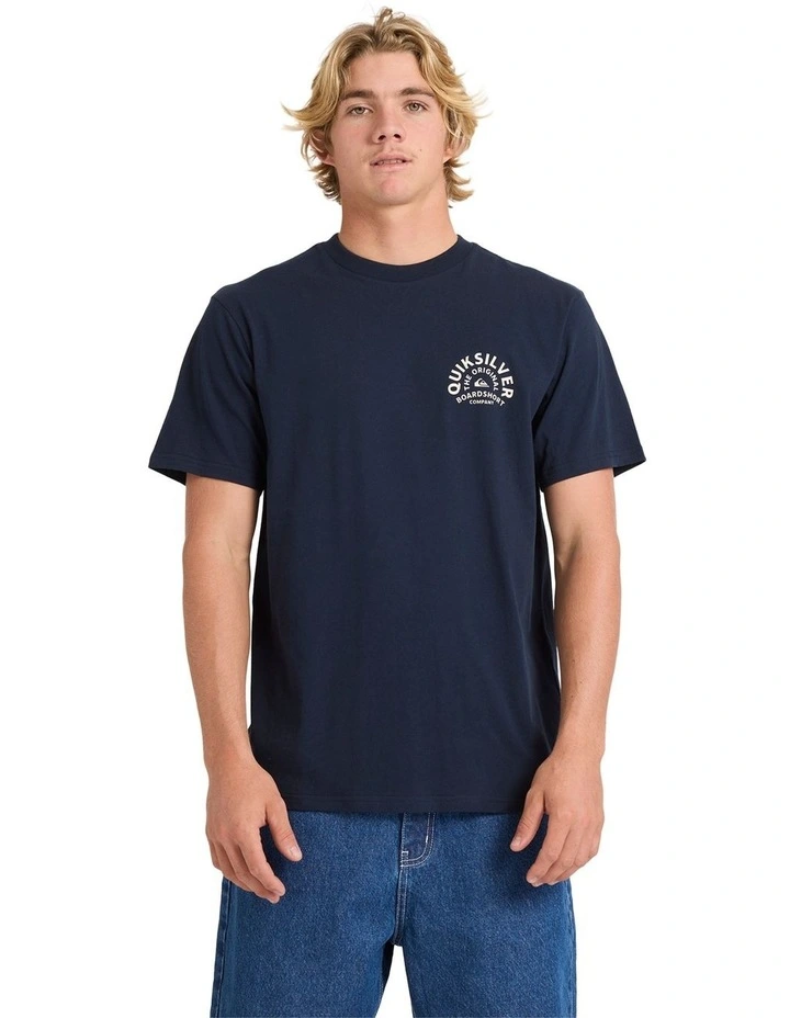 On Target T-Shirt In Dark Navy image 1