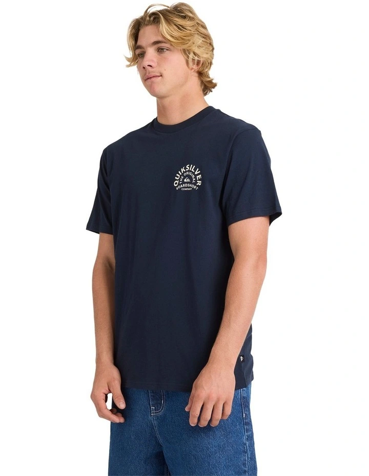 On Target T-Shirt In Dark Navy image 3