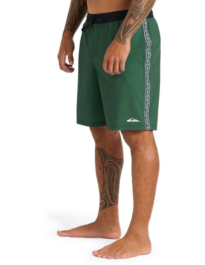 Pu-Tawhiro Swim Shorts 20" in Jungle Green image 3