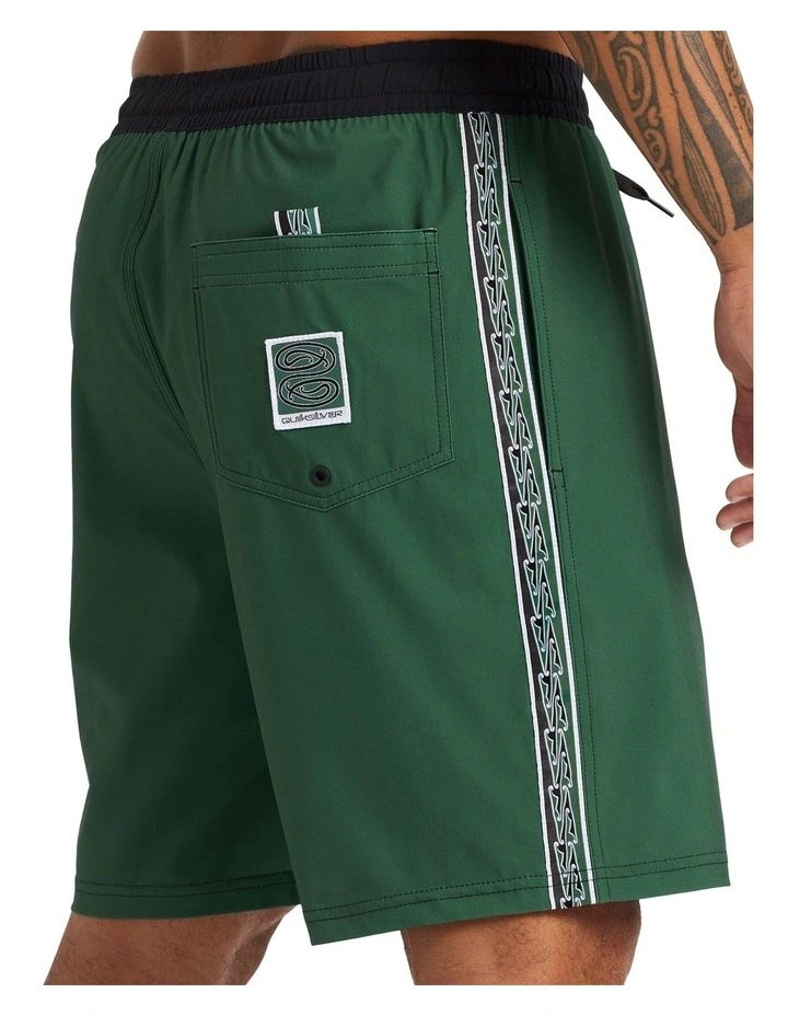 Pu-Tawhiro Swim Shorts 20" in Jungle Green image 4
