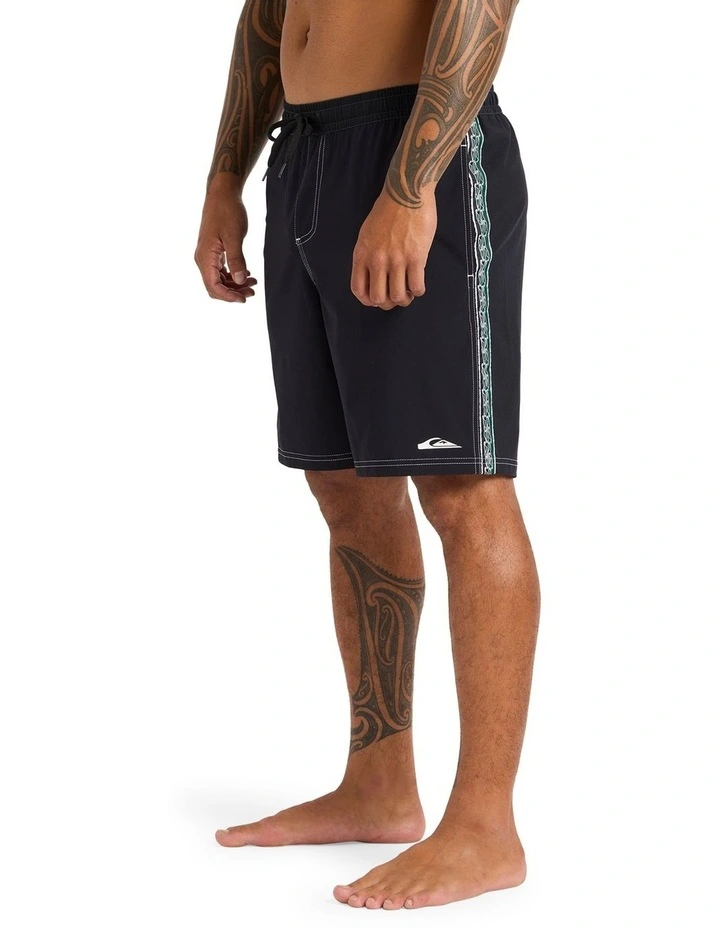 Pu-Tawhiro Swim Shorts 20" in White image 3