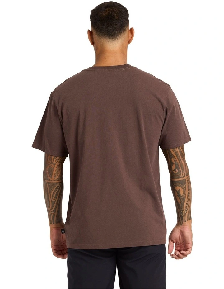 Takarangi T-shirt in Chocolate image 2