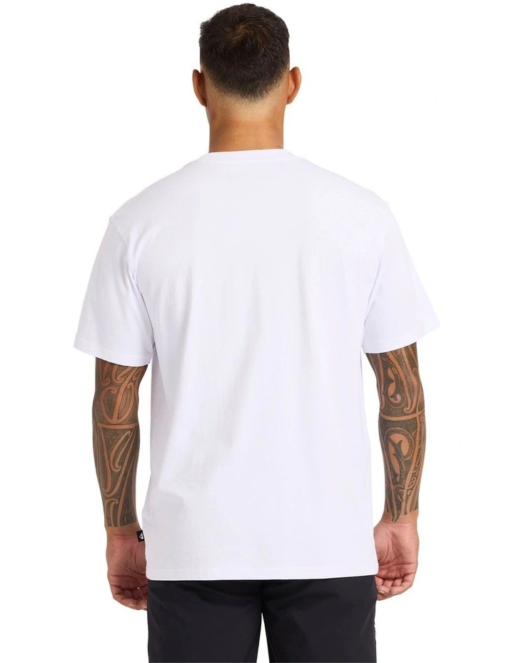 Takarangi Panel T-shirt in White image 2