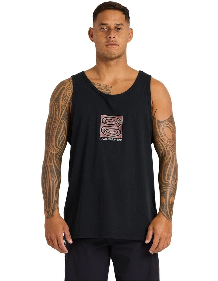 Tuna-Heke Tank Top in Black image 1