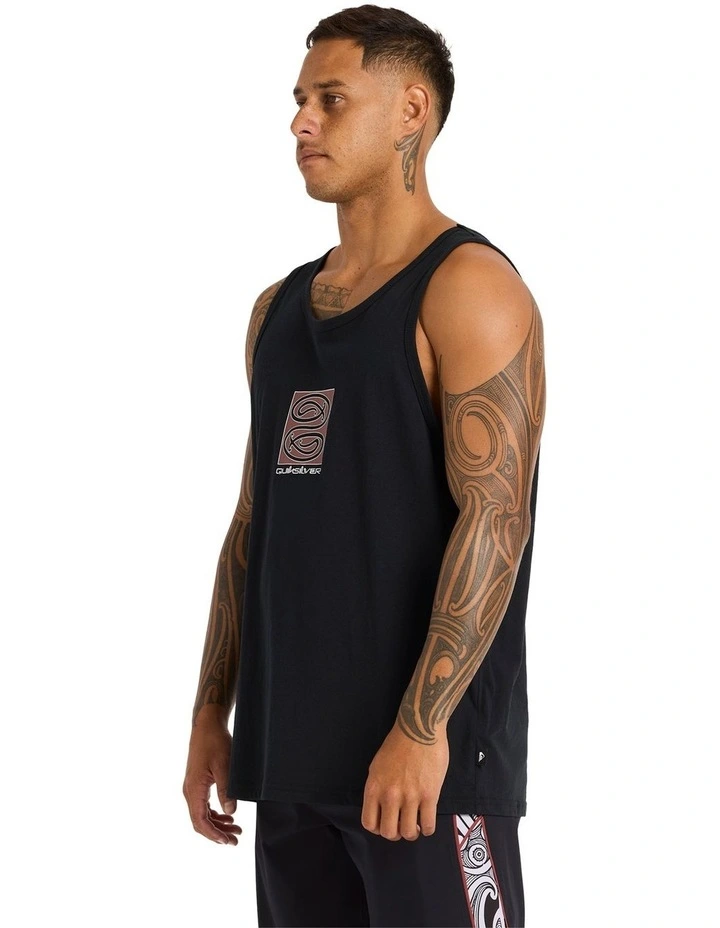 Tuna-Heke Tank Top in Black image 3