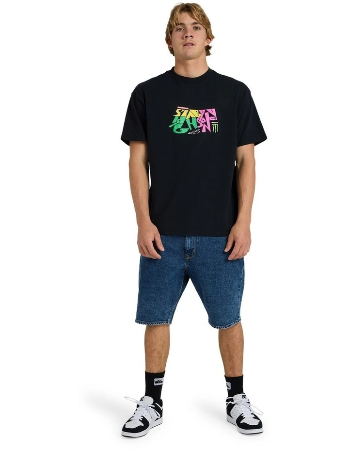 Stab T-shirt in Black image 5