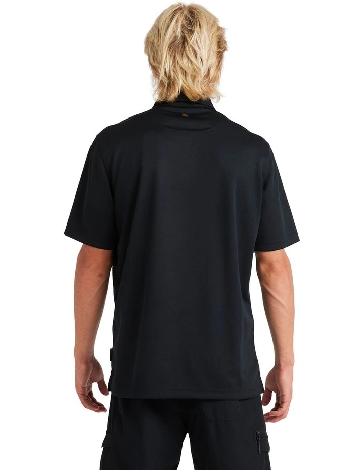 Water Polo Shirt In Black image 2