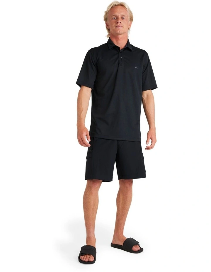 Water Polo Shirt In Black image 4
