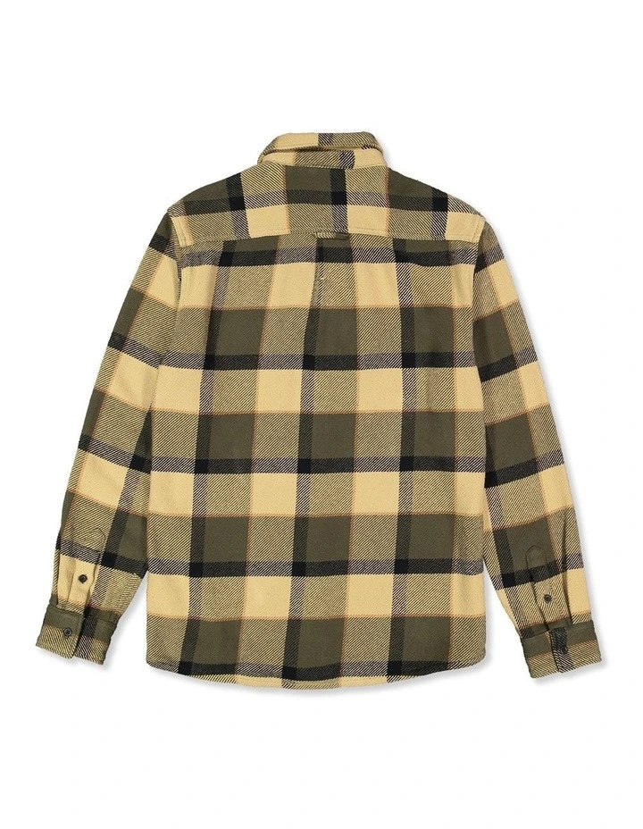 Seeker Long Sleeve Shirt in Khaki image 2