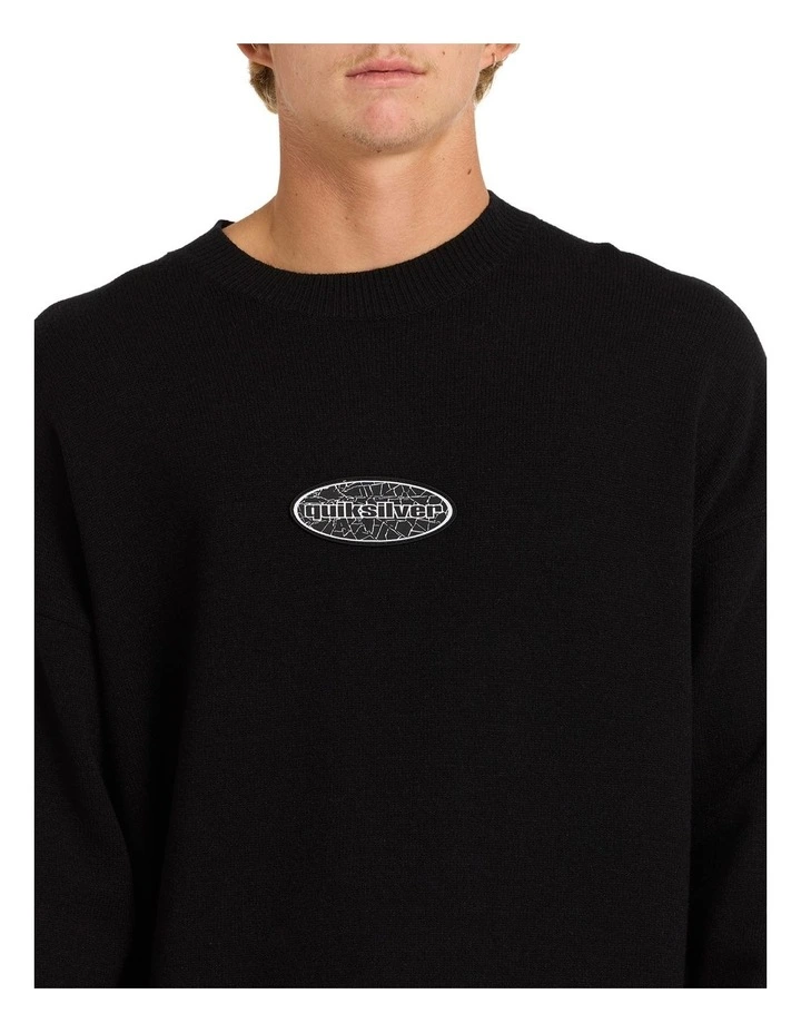 Mercury Work Crew Neck Top in Black image 4