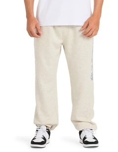 Graphic Trackpants in Cream