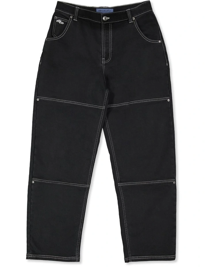 Mercury Double Denim Jeans in Black image 1