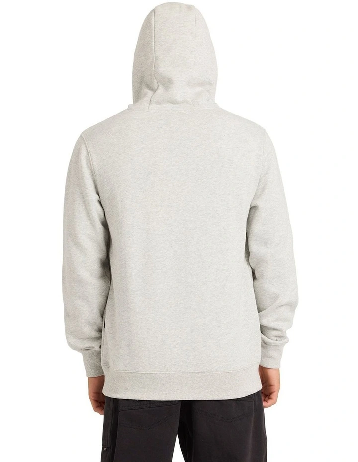 Comp Logo Pullover Hoodie in Light Grey Heather image 2
