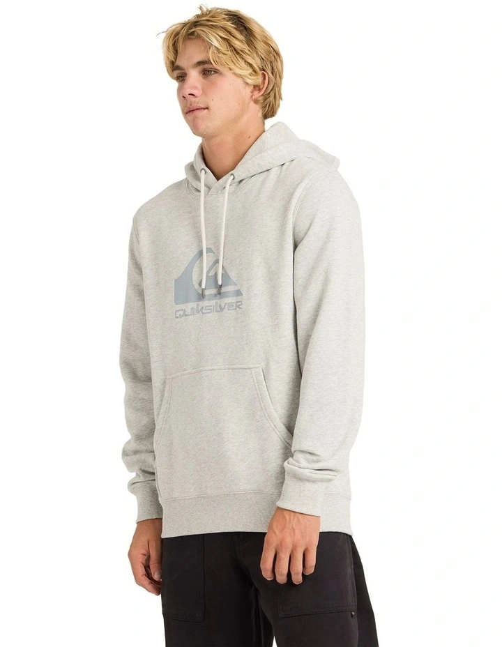 Comp Logo Pullover Hoodie in Light Grey Heather image 3