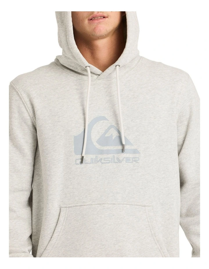 Comp Logo Pullover Hoodie in Light Grey Heather image 4