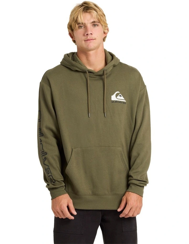 Omni Logo Pullover Hoodie in Grape Leaf image 1